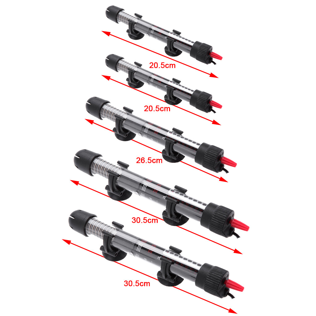 Aquarium Submersible Glass Heater Thermostat 50 Watt