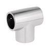 Solid Boat Handrail Hand Rail Fittings 90°316 Marine Stainless Steel Tee Hardware 1 inch