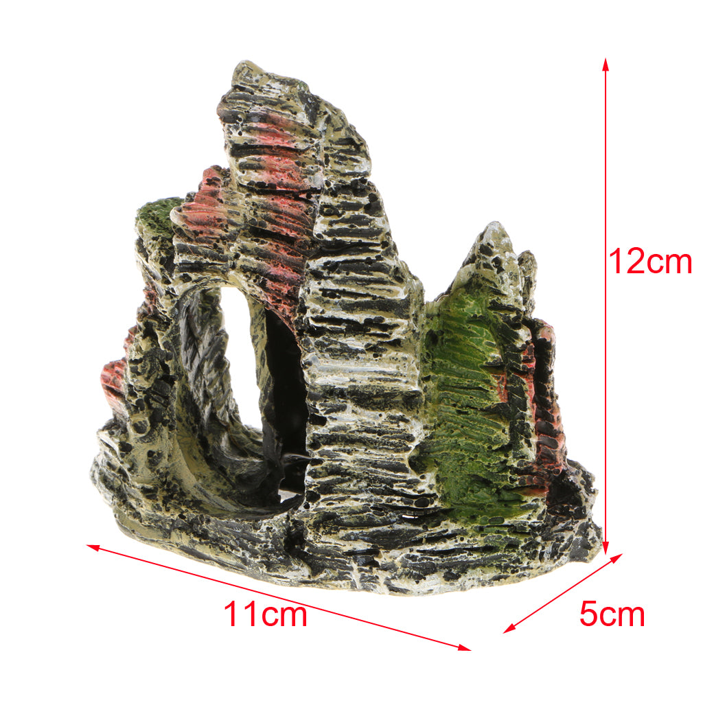 Simulation Mountain Rock Ornament for Aquarium Fish Tank Background Decoration