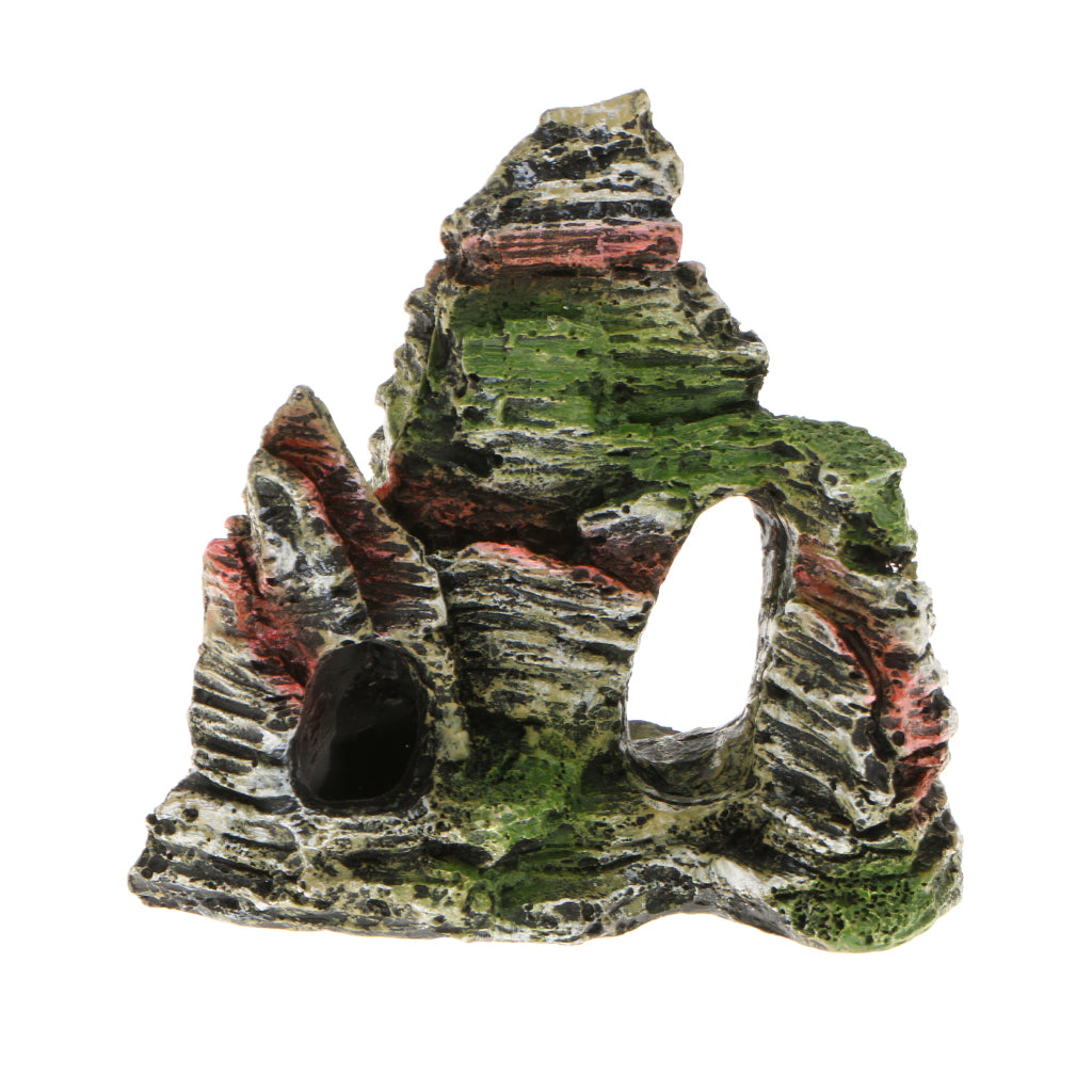 Simulation Mountain Rock Ornament for Aquarium Fish Tank Background Decoration