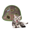 Pet Cat Kitten Mice Toy Hide & Seek Game Pop-up Collapsible Puzzle Exercise Toy 9 Holes 11.4x30.5x30.5cm