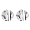 Pack of 2 - Heavy Duty Marine Fishing Boat Deck Hatch Caravan Cabinet Turning Locking Storage Door Latch - Marine Grade Stainless Steel 316