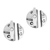 Pack of 2 - Heavy Duty Marine Fishing Boat Deck Hatch Caravan Cabinet Turning Locking Storage Door Latch - Marine Grade Stainless Steel 316