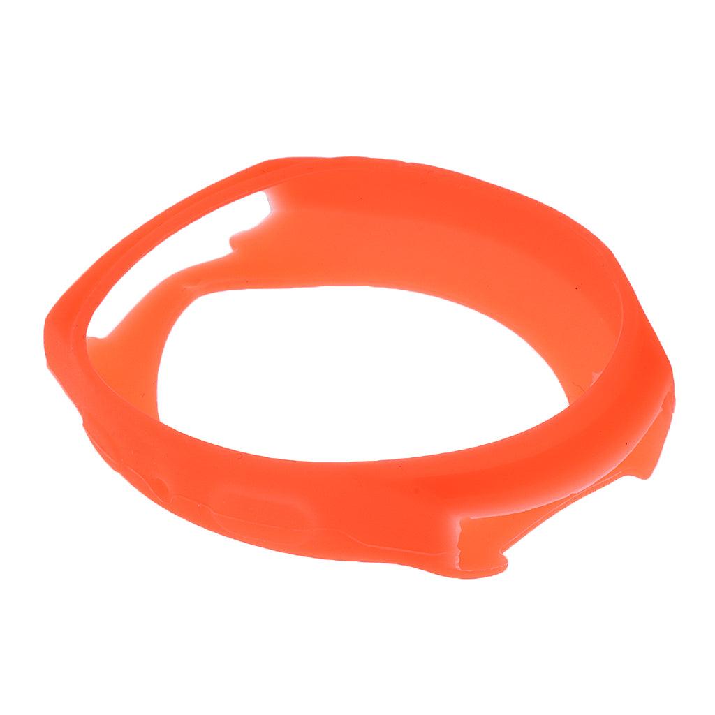 Orange Smart Watch Silicone Case Cover Bumper Skin Shell Dial Guard For Samsung Gear S2 R720 R730 Bracelet