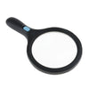 Large Handheld LED Magnifier Magnifying Glass 1.8X 5X Jewelry Loupe Lens