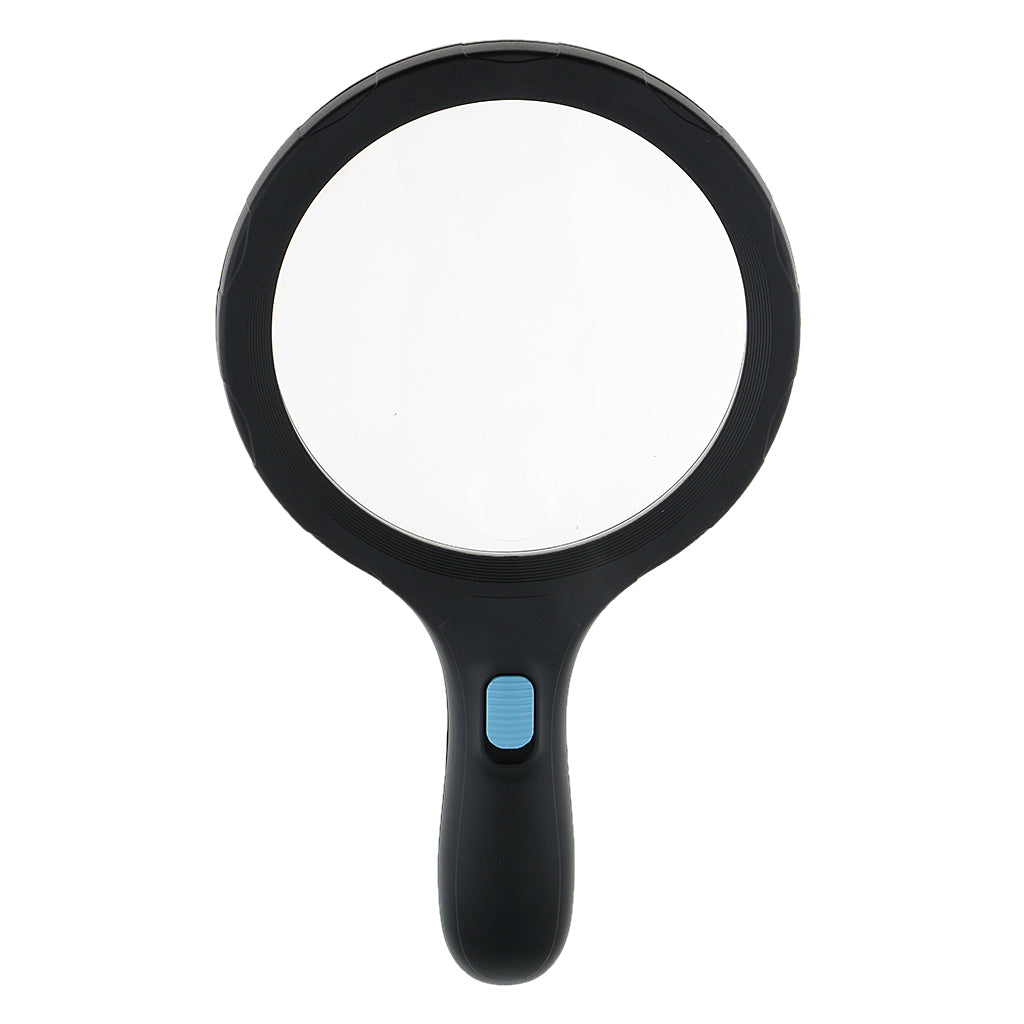 Large Handheld LED Magnifier Magnifying Glass 1.8X 5X Jewelry Loupe Lens