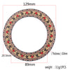 Set/5pcs 0.8mm/0.03'' Thickness Guitar Sound Hole Rosette Inlay Material Rosewood Maple DIY for Acoustic Classical Guitar Parts