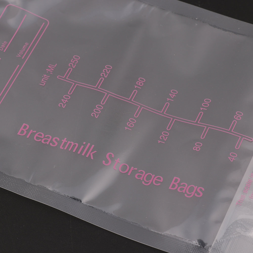 30pcs Breast Milk Storage Bags Freezer Baby Leak Proof Secure Seal