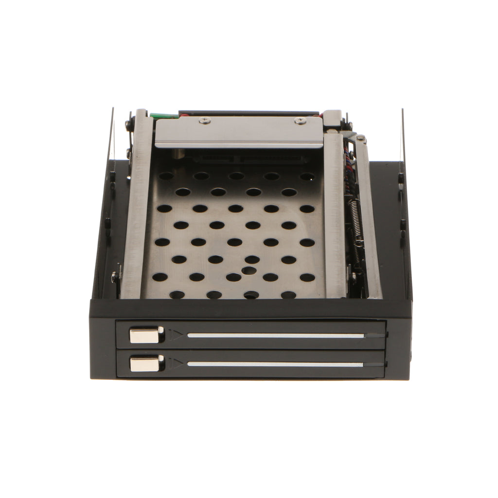 Trayless Swap Mobile Rack Dual Bay 2.5inch Hard Drive Internal SATA III SSD