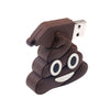 32GB Flash Drive Cute Cartoon Smile Model USB Memory Stick Storage for Laptop Brown