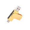 16GB Swivel USB Flash Drive Memory Stick Storage Thumb Stick TYPE-C w/Case