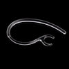 10 Pieces Ear Hooks Loop Clip for Samsung iPhone Motorola Bluetooth Headset 8.0mm Clear