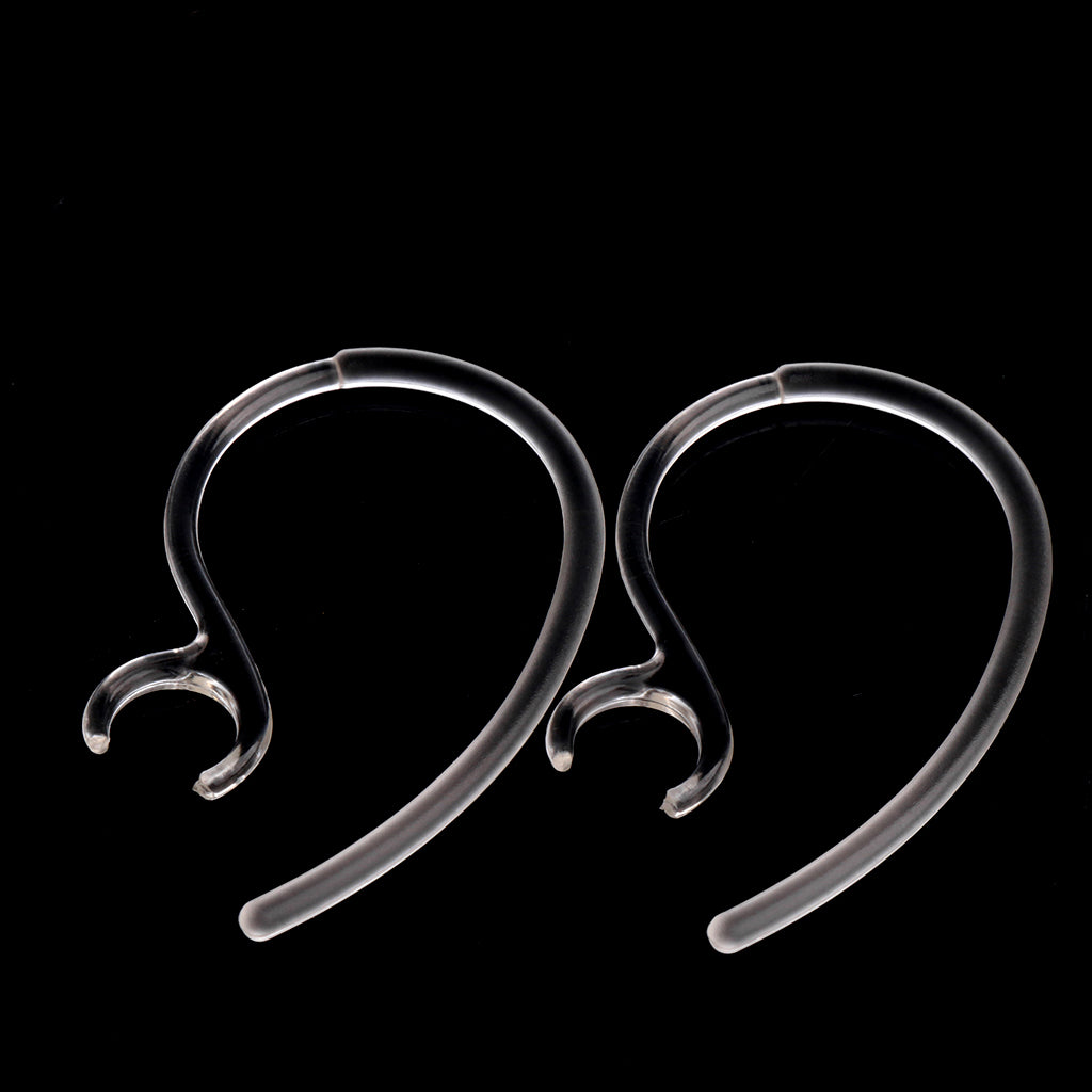 10 Pieces Ear Hooks Loop Clip for Samsung iPhone Motorola Bluetooth Headset 8.0mm Clear