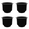 4 Pieces / Set Boat Plastic Cup Drink Can Holder Universal Boat Marine RV - Black