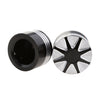 CNC Aluminum Front Axle Cover Cap Nut Kit For Harley XL883 XL1200 X48