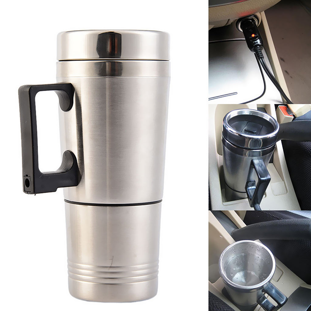 300ml 12V Car Mug Travel Cup Mug Drinking Water Heater Warmer Clean Healthy