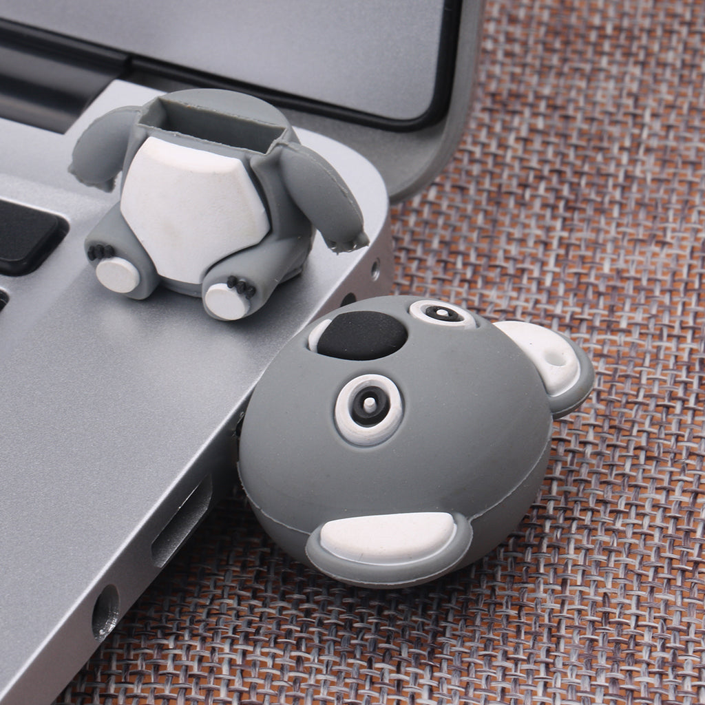 Portable Fashion Grey Koala Style USB Metal Flash Memory Stick Pen Drive Storage Thumb 32GB