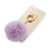 Gold Mobile Phone Case Protective Back Cover with Imitation Purple Wool Ball for iPhone 6 / 6S