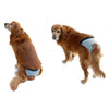 Pet Female Dog Under Clothing Supplies Soft Moisture Breathable Ribbing Classic Physical Pant Sanitary Underwear Grey S