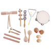 Kids Hand Percussion Music Learning Educational Toy Sand Maracas Shake Drum