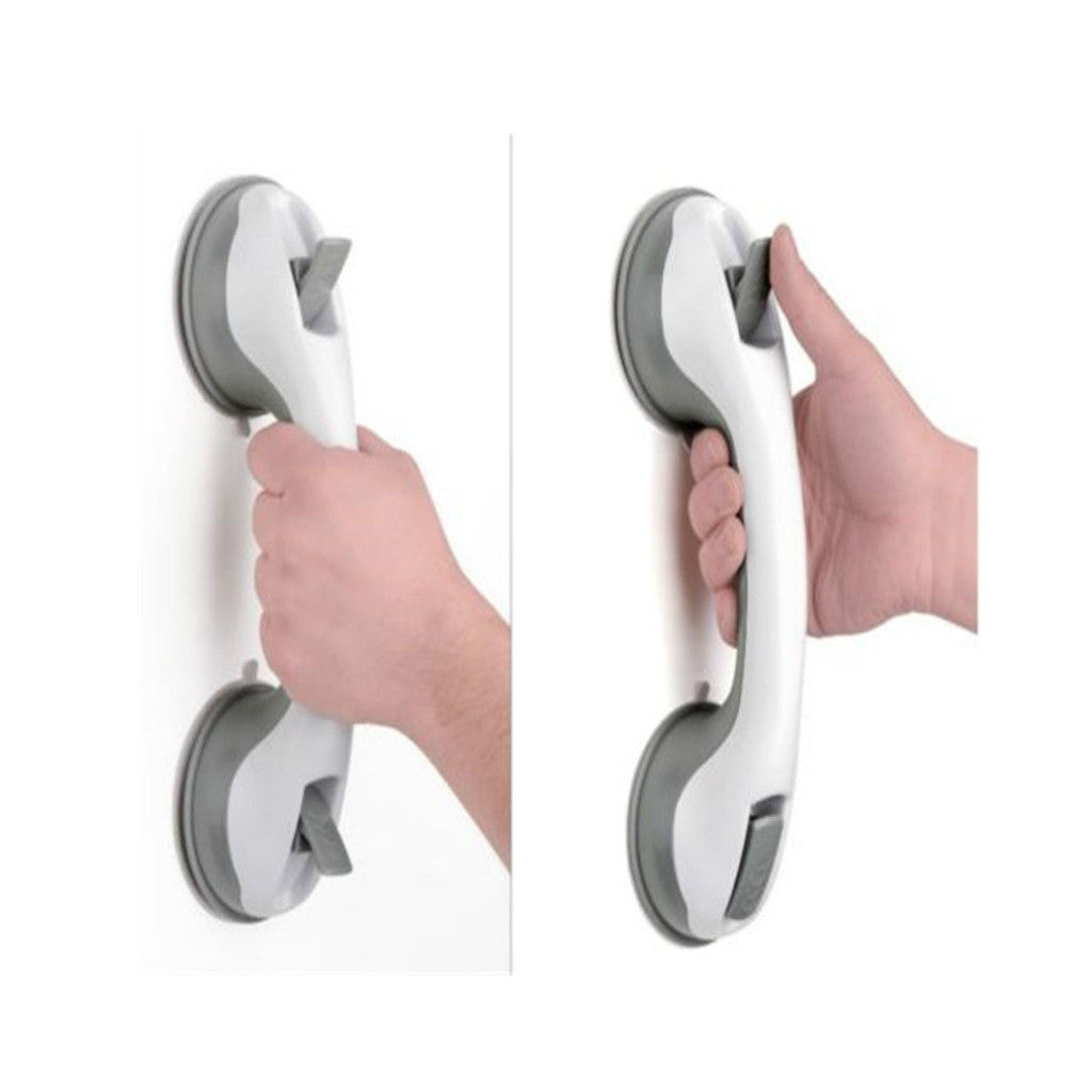 Easy Installation Bathroom Shower Support Tub Grip Suction Cup Safety Grab Bar Handrail Handle Disability Aid Gray