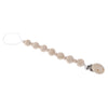 5Pcs Baby Infant Pacifier Soother Dummy Nipple Leash Strap Wood Chain Clip Holder Toys Gift