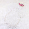 NewBorn Baby White Lace Romper Jumpsuit Headband 2PCS Set