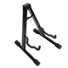 1pcs Folding Instrument Stand for Guitar, Bass, Violin, Ukulele, Banjo, Mandolin (Metallic Black)