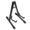 1pcs Folding Instrument Stand for Guitar, Bass, Violin, Ukulele, Banjo, Mandolin (Metallic Black)