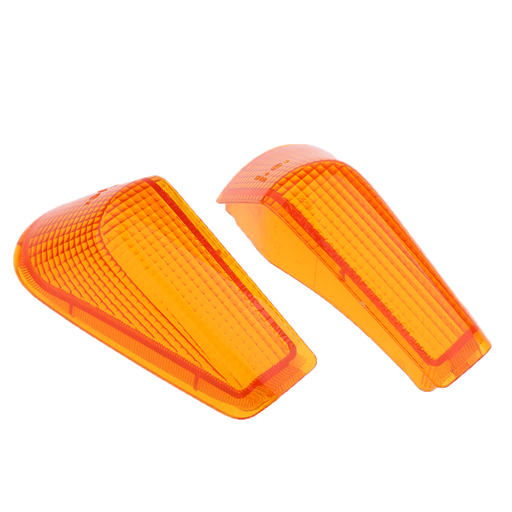 1 Pair Left & Right Turn Signal Indicator Light Lens for Kawasaki ZZR250