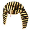Egypt Egyptian Pharaoh King Hat Gold Black Striped Snake Headpiece Costume Party Props Gift