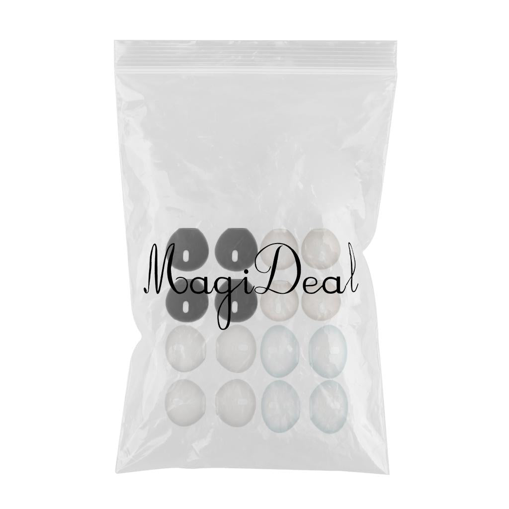 16x Compatible for AirPods Earphone Cover Anti-Slip Silicone Soft Replacement Sport Earbud Tips