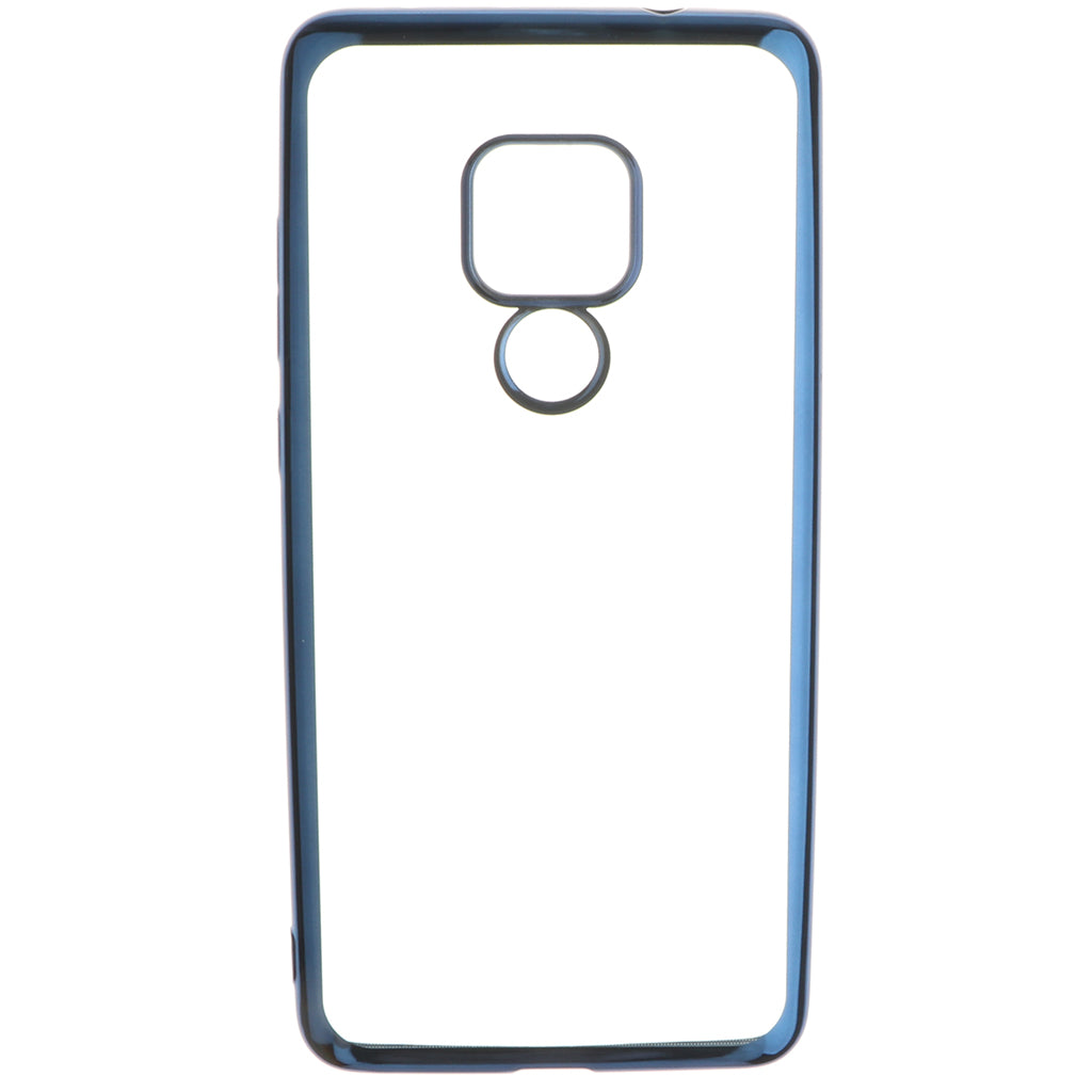 TPU Slim Soft Silicone Transparent Cover For Huawei Blue Mate 20