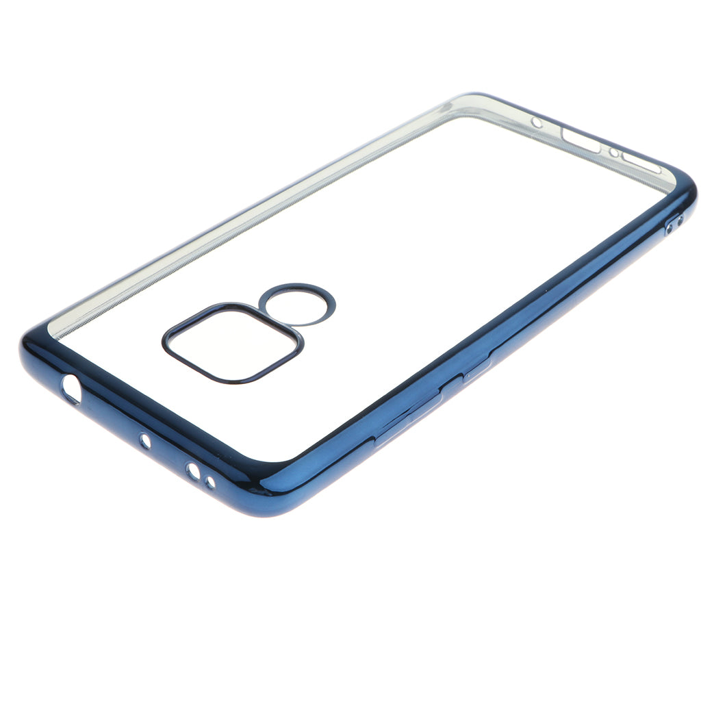 TPU Slim Soft Silicone Transparent Cover For Huawei Blue Mate 20