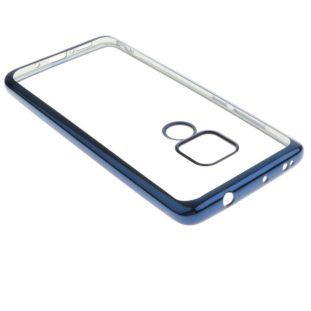 TPU Slim Soft Silicone Transparent Cover For Huawei Blue Mate 20