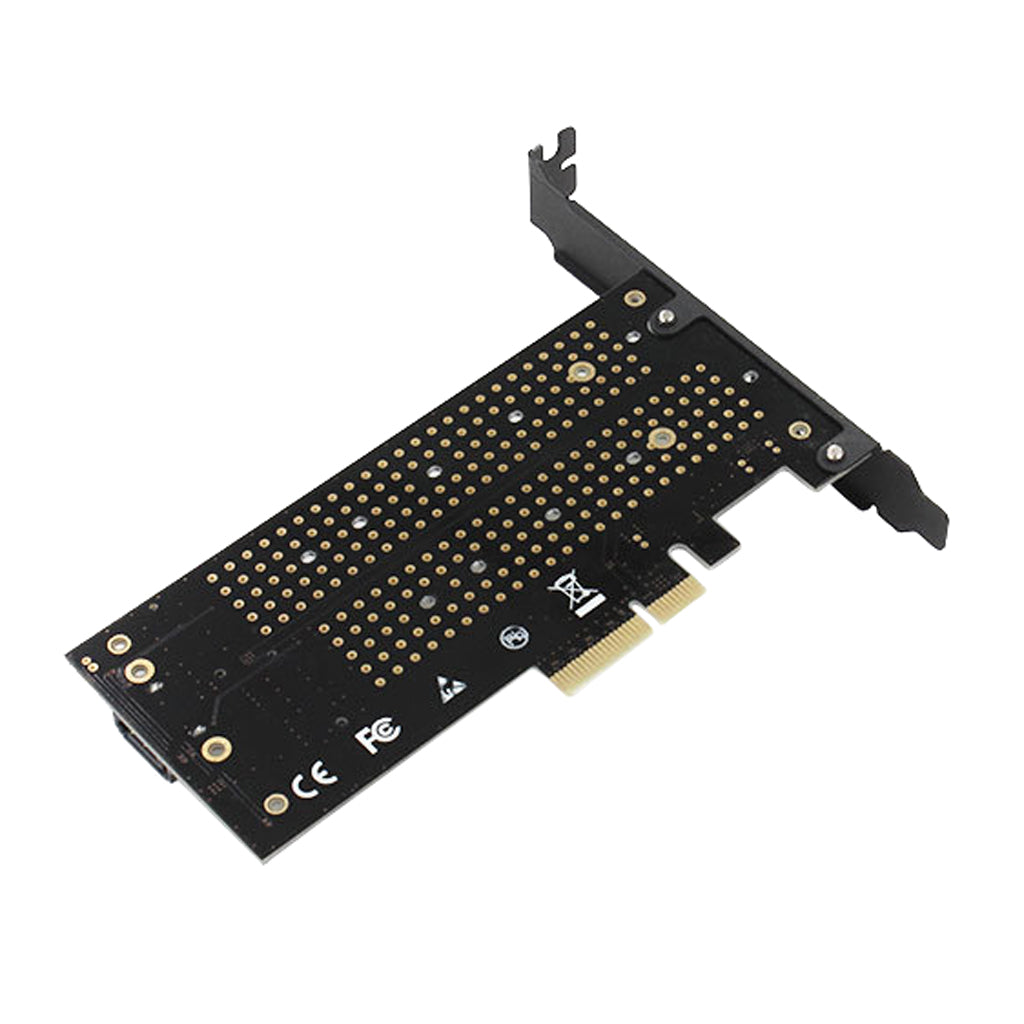 M.2 NVME SSD M-Key + B-key to PCI-e 3.0 x4 Host Controller Expansion Card