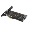 M.2 NVME SSD M-Key + B-key to PCI-e 3.0 x4 Host Controller Expansion Card