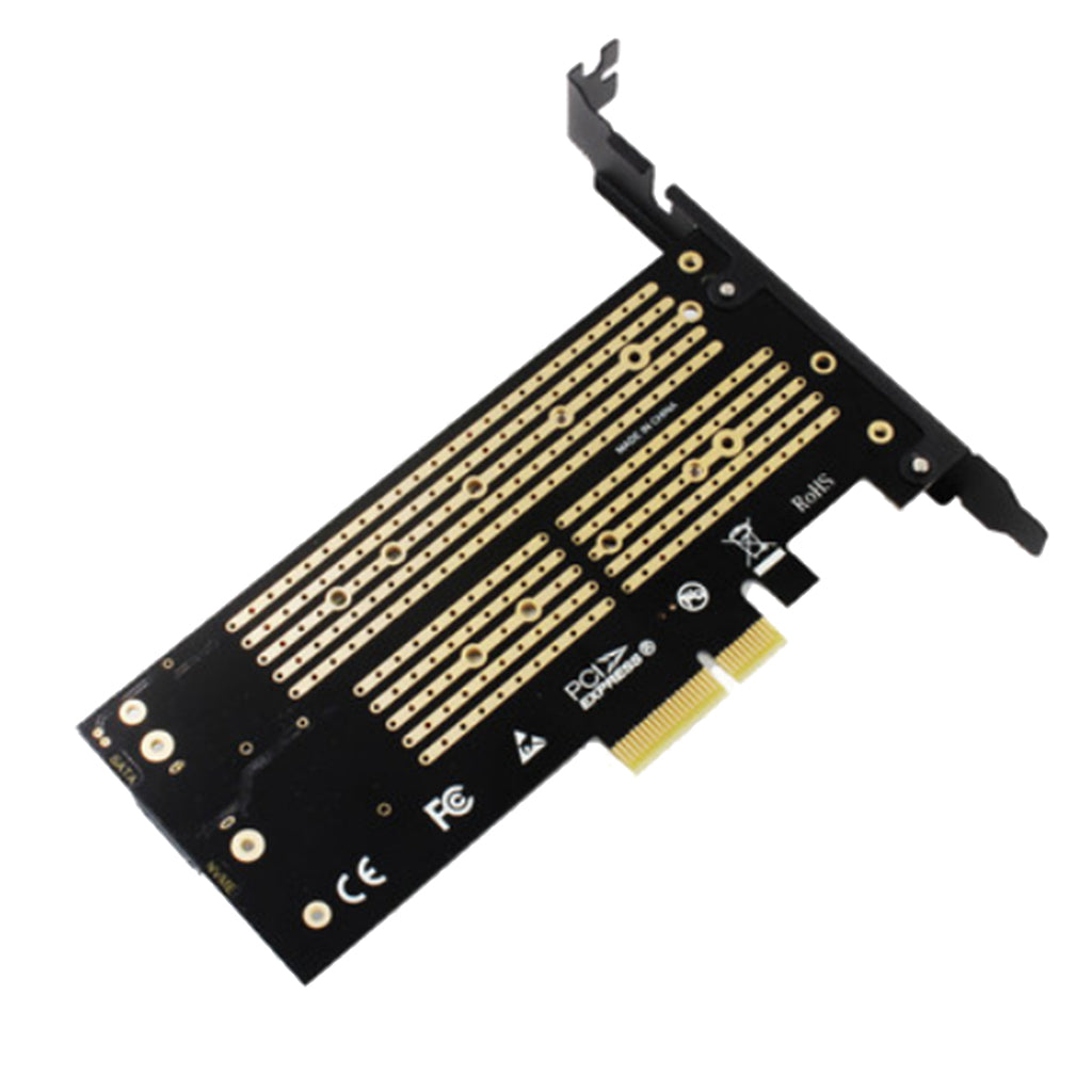 M.2 NVME SSD M-Key + B-key to PCI-e 3.0 x4 Host Controller Expansion Card