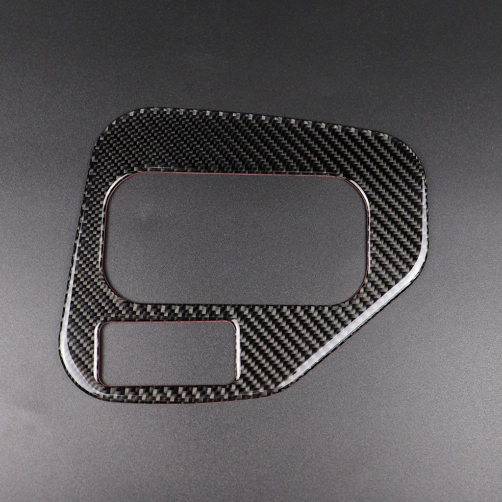 Carbon Fiber Gear Shift Control Panel Frame Cover Trim For BMW E39 LHD Car Interior Decorative Stickers