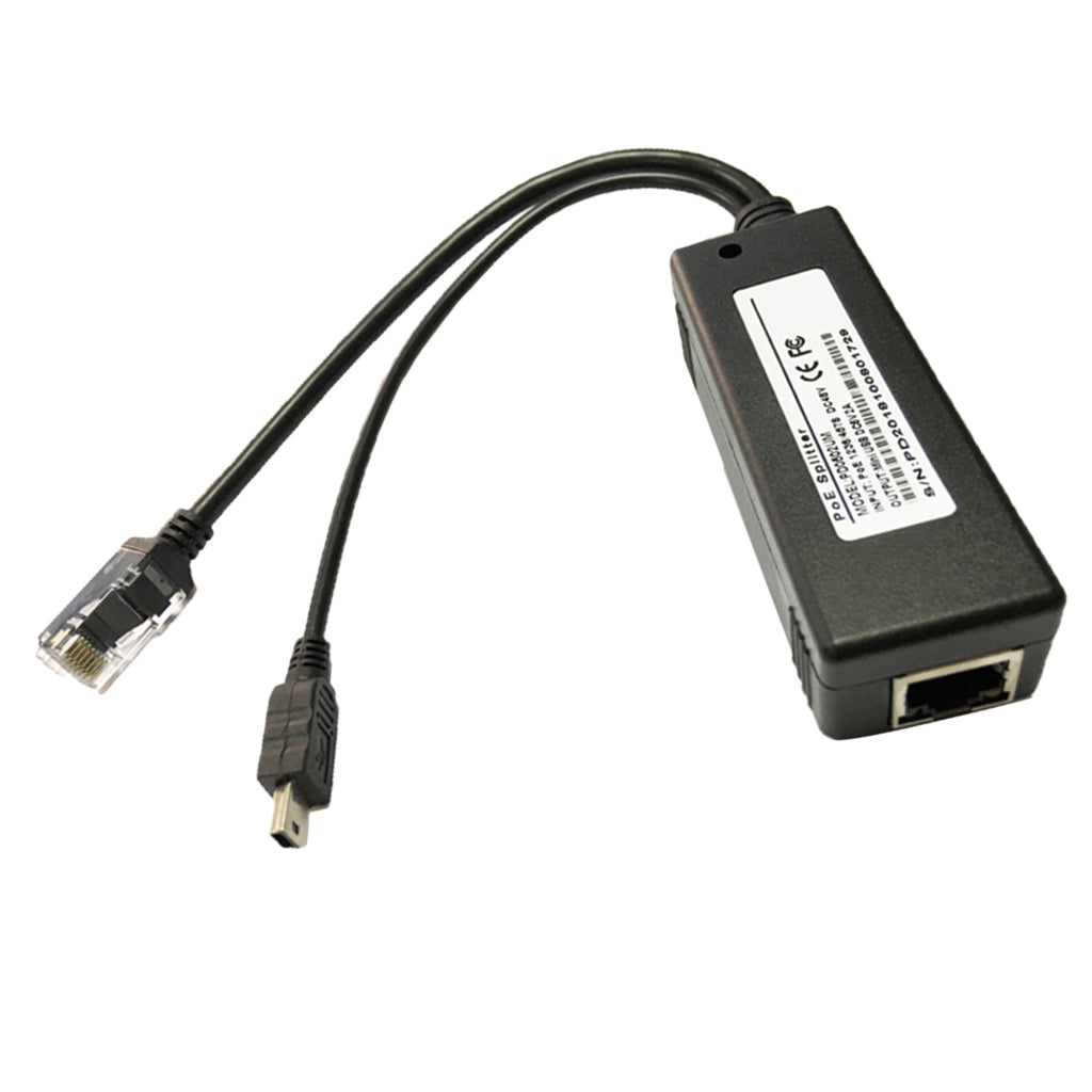 PoE power over ethernet Splitter Adapter 48V to 5V Converter Micro USB