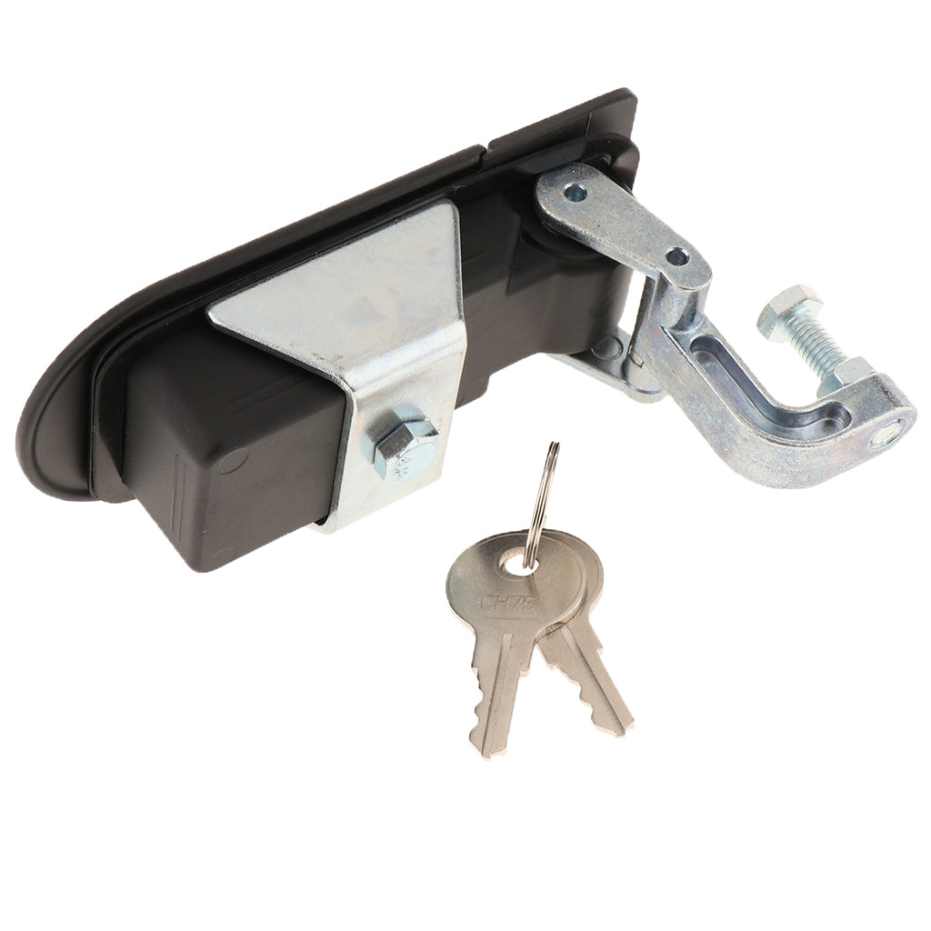 1PC Compression Latch Lock Horsebox Locker Doors Tack Box With 2 Keys