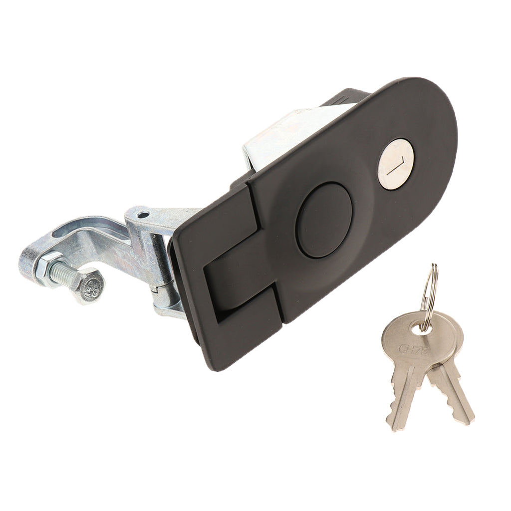 1PC Compression Latch Lock Horsebox Locker Doors Tack Box With 2 Keys