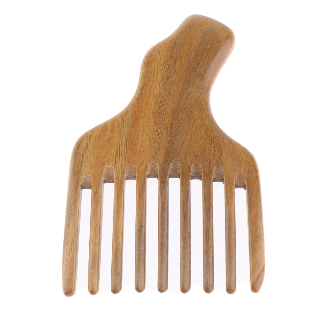 4.7 inch Detangle Wood Lift Hair Pick Comb Wigs Braid Afro Hair Pro Pocket Brush