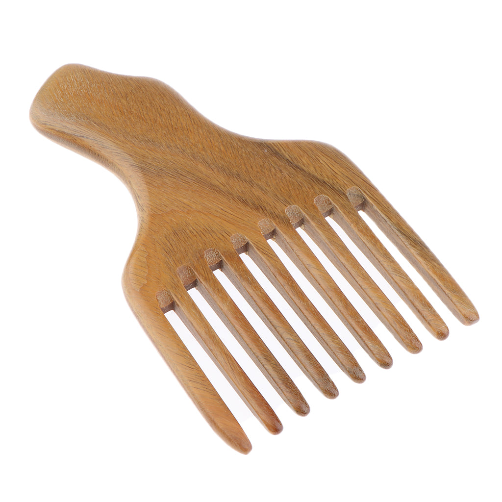 4.7 inch Detangle Wood Lift Hair Pick Comb Wigs Braid Afro Hair Pro Pocket Brush