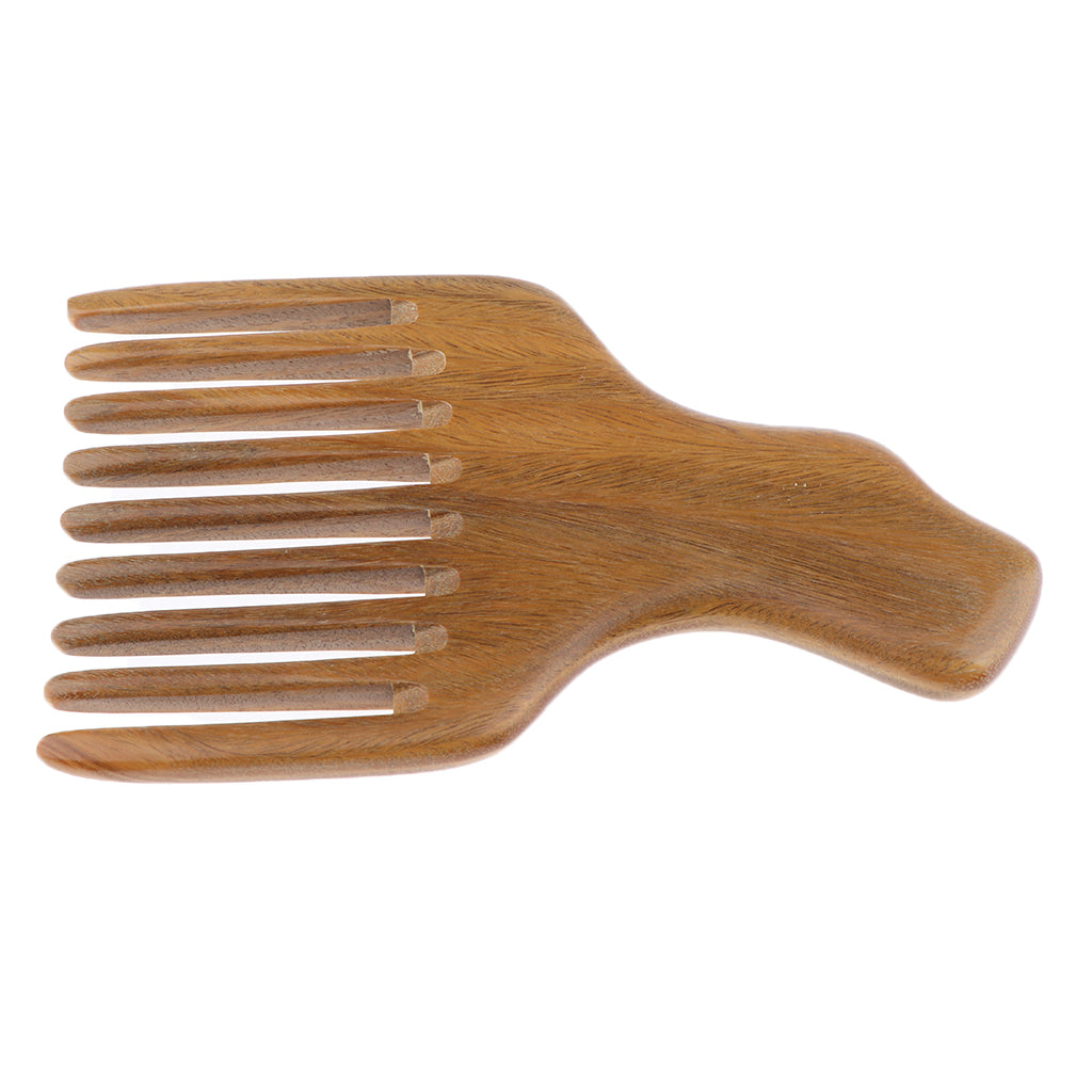 4.7 inch Detangle Wood Lift Hair Pick Comb Wigs Braid Afro Hair Pro Pocket Brush