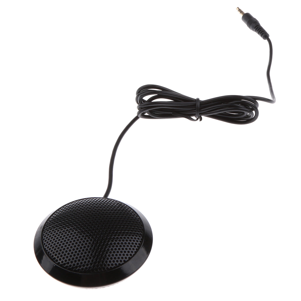 3.5mm Boundary Omnidirectional Desktop Condenser Microphone Black