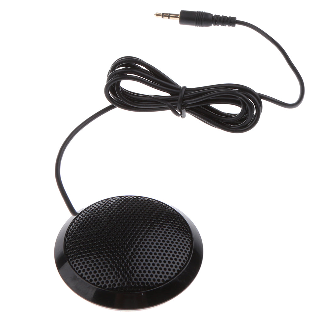 3.5mm Boundary Omnidirectional Desktop Condenser Microphone Black