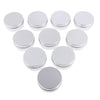 10 Packs 50ml Aluminum Tin Jars Cosmetic Empty Screw Lid Containers Lip Balm Cans