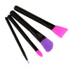 6x Silicone Head Makeup Brushes Set For Facial Lip Eyes Cosmetic Applicator