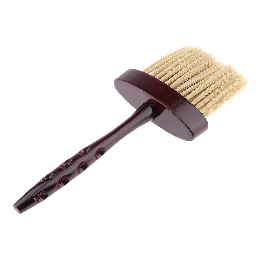 Vintage Style Professional Salon Barber's Neck Duster Dust Cleaning Brush - Hair Length 7.5 cm